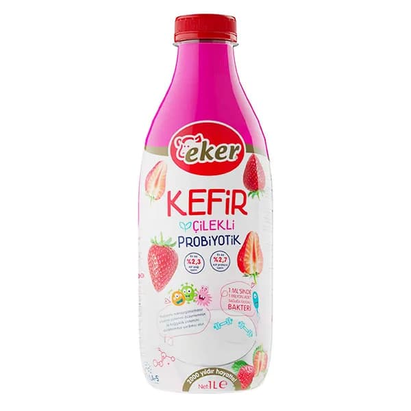 Eker Kefir Aile Boyu Çilekli 1000 ml
