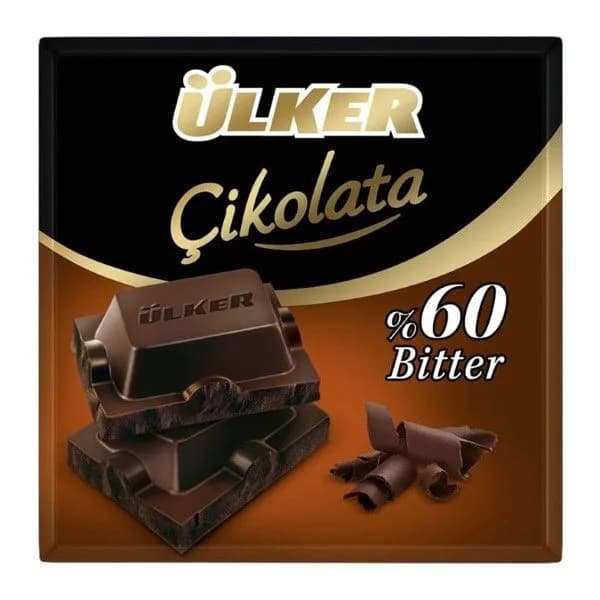 Ülker Kare %60 Bitter Çikolata 60 g