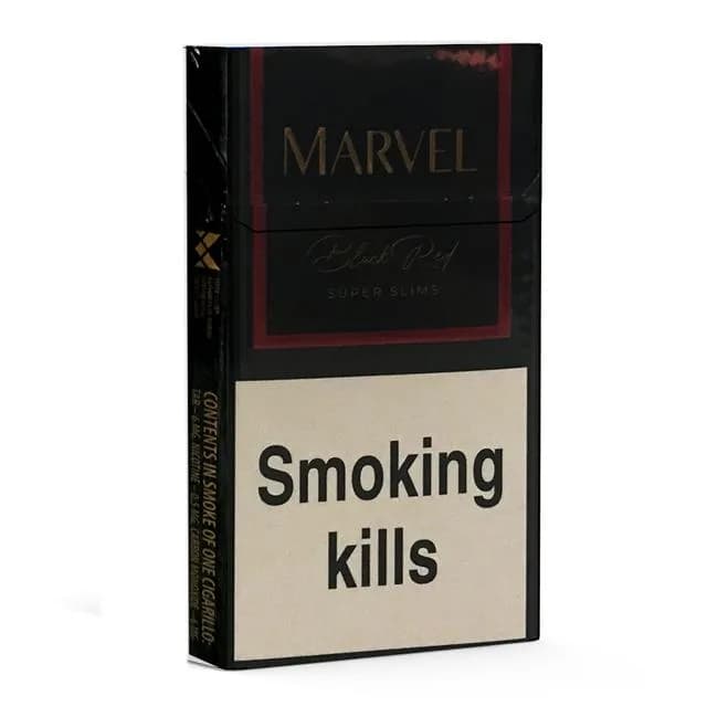 Marvel Superslim Siyah Kırmızı 1 Paket