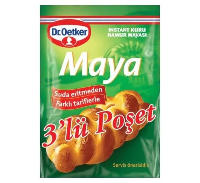 Dr. Oetker Instant Kuru Maya 3'lü 30 g