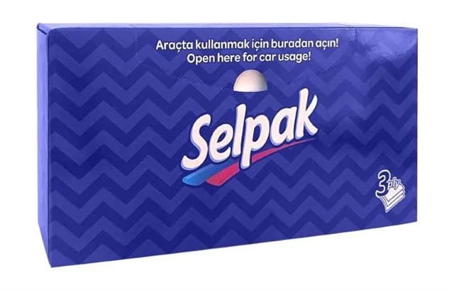 Selpak Kutu Mendil 50'li