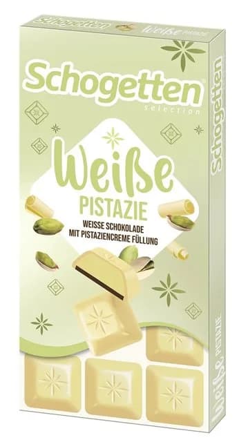 Schogetten Antep Fıstıklı Beyaz Çikolata 100 g