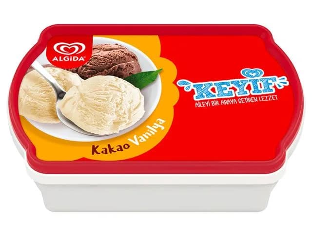 Algida Keyif Kakao ve Vanilya 750 ml