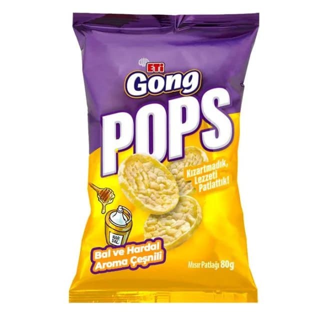 Eti Gong Pops Bal Hardal 80 g