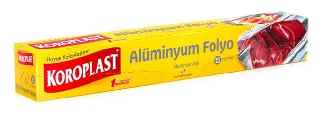 Koroplast Alüminyum Folyo 15 m-30 cm
