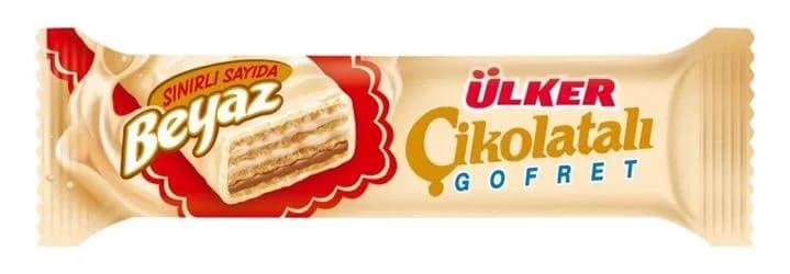 Ülker Beyaz Çikolatalı Gofret 35 g