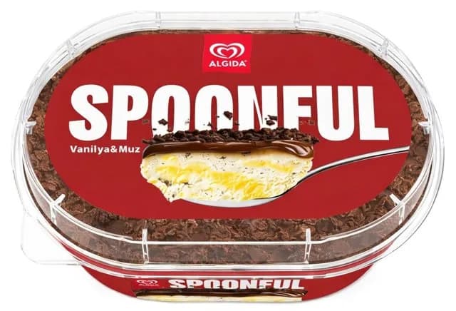 Algida Spoonful Vanilya & Muz 770 ml