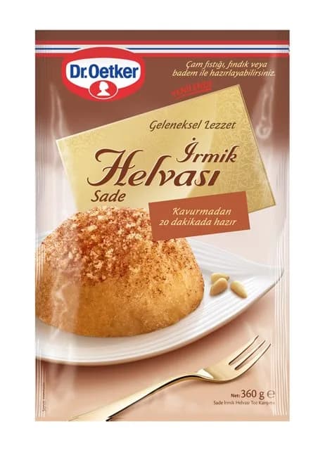 Dr.Oetker Sade İrmik Helvası 360 g