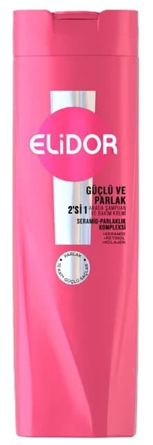 Elidor Güçlü & Parlak Şampuan & Bakım Kremi 400 ml