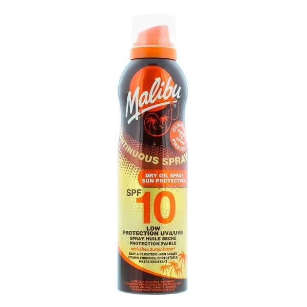 Malibu Sürekli Kuru Yağ Spreyi SPF10 175 ml