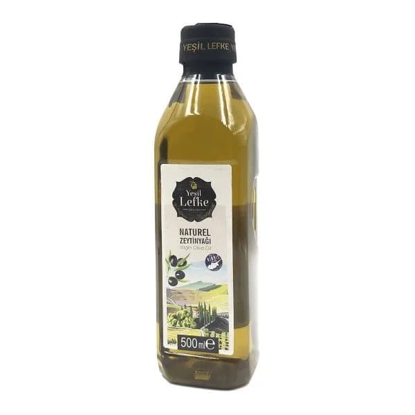 Yeşil Lefke Naturel Zeytinyağı 500 ml