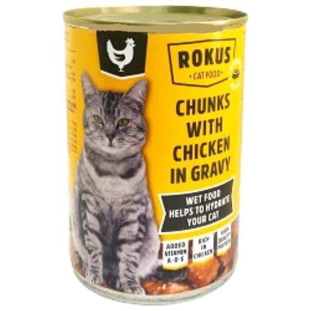Rokus Tavuk Etli Kedi Maması 415 g