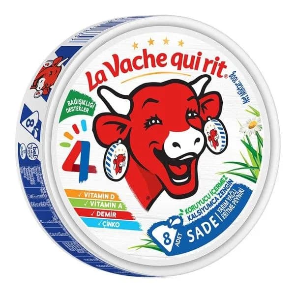 La Vache Qui Rit Sade Üçgen Peynir 8'li 108 g