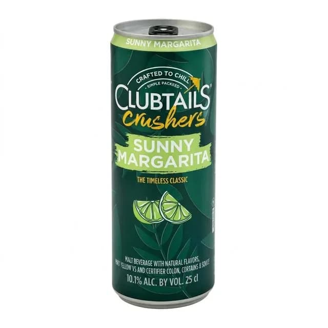 Clubtails Crushers Sunny Margarita Kokteyl 25 cl