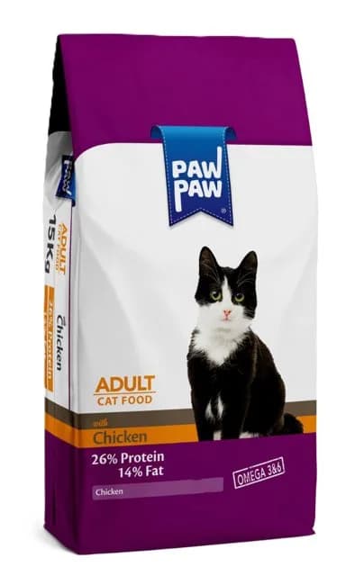 Paw Paw Tavuklu Kedi Maması 1,5 Kg