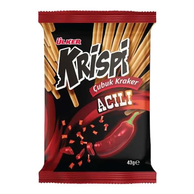 Krispi Acılı Çubuk Kraker 43 g