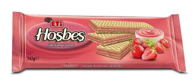 Eti Hoşbeş Çilekli Gofret 142 g
