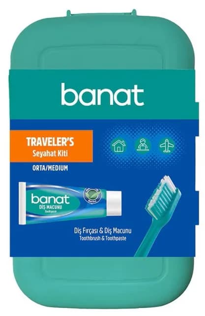 Banat Diş Fırçası Seyahat Seti 1 Adet