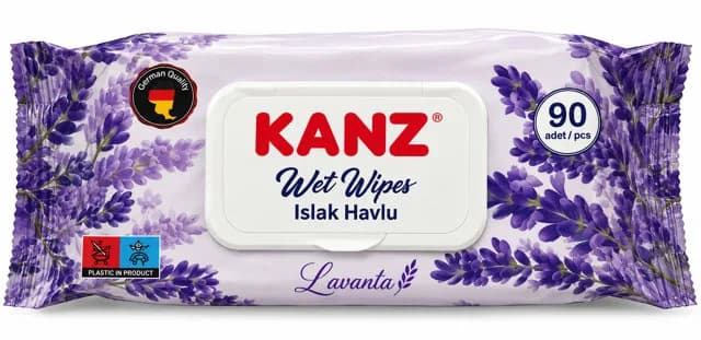 Kanz Islak Havlu Lavanta 90'lı