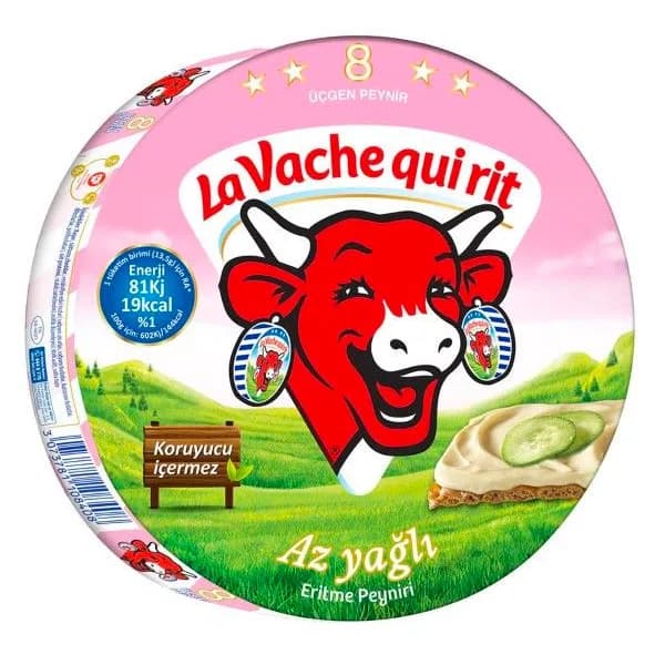 La Vache Qui Rit Az Yağlı Üçgen Peynir 8'li 100 g